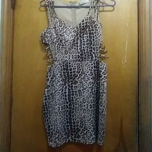 Cheetah print dress